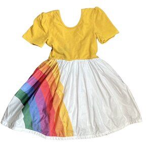 PLAY Pleiades Mustard Shortie Rainbow Dress 5y